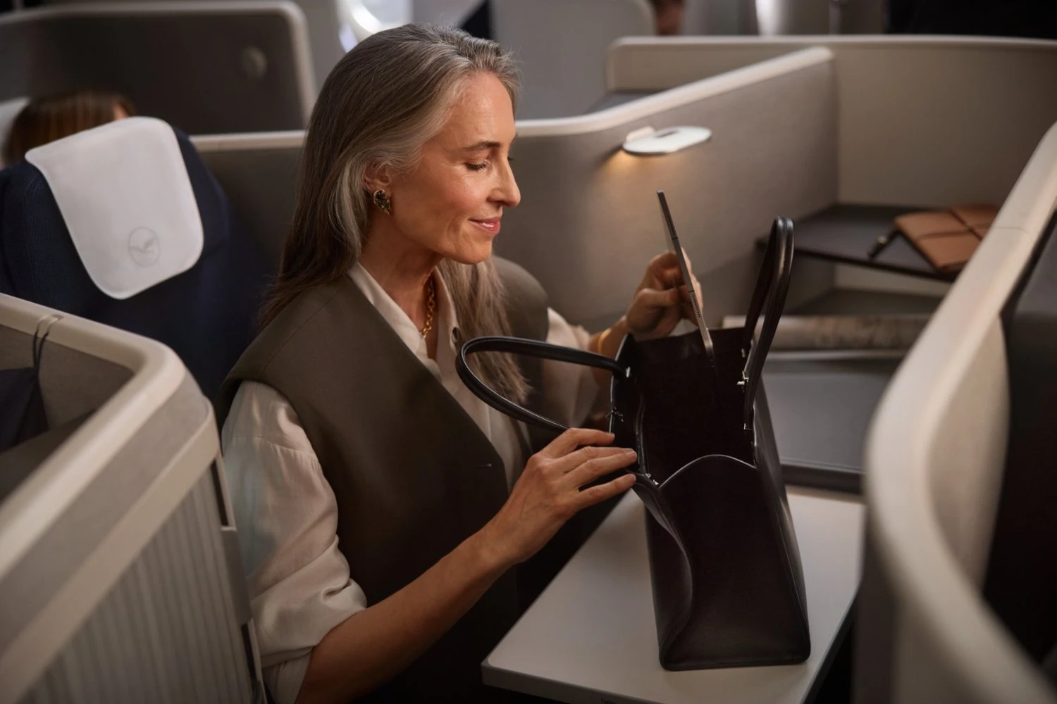 Lufthansa opera primeiro voo com classe Allegris do Boeing 787-9 quase toda liberada