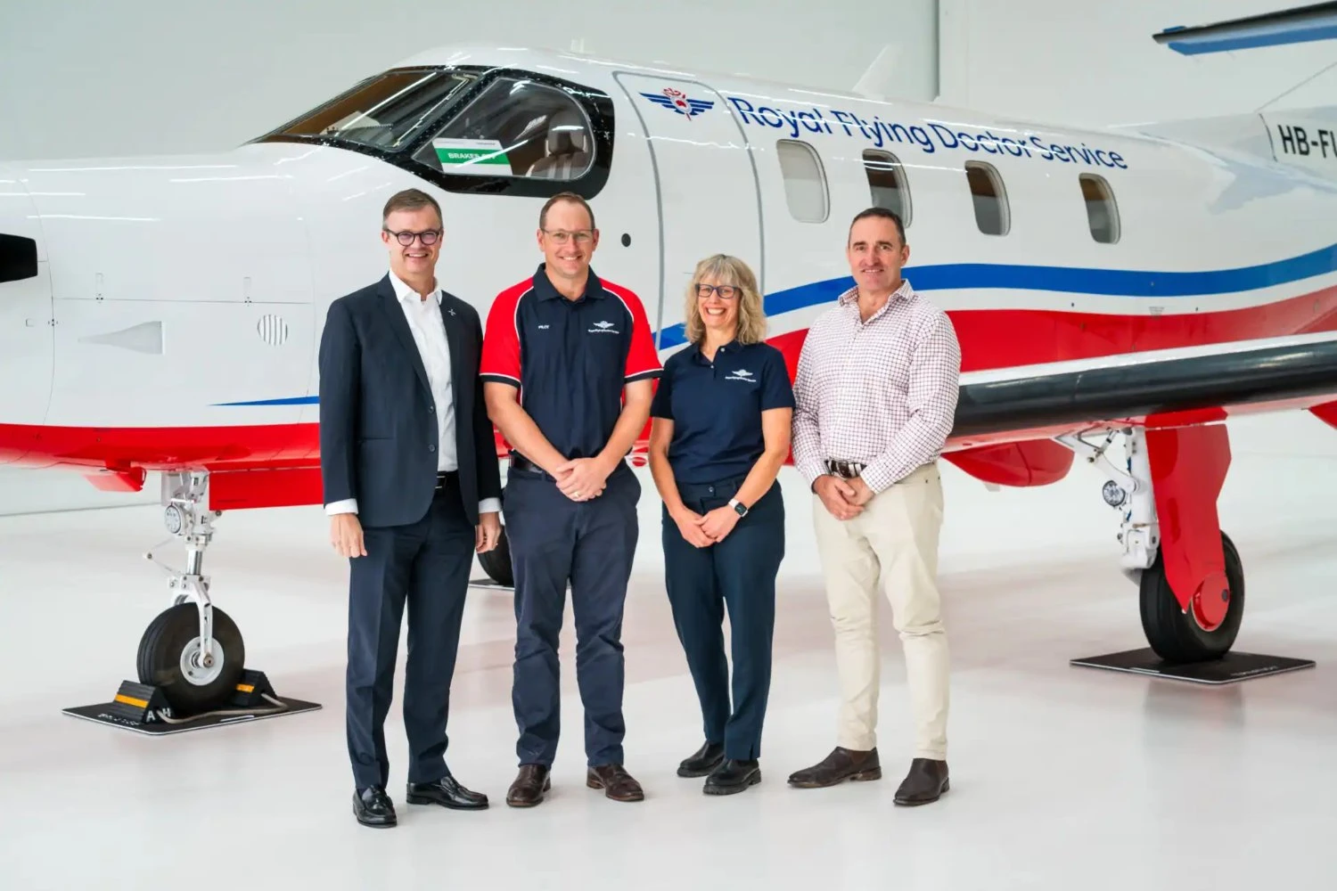 Pilatus entregou o PC-12 PRO Aeromedical ao Servi&ccedil;o Real de M&eacute;dicos Viajantes da Austr&aacute;lia (RFDS)