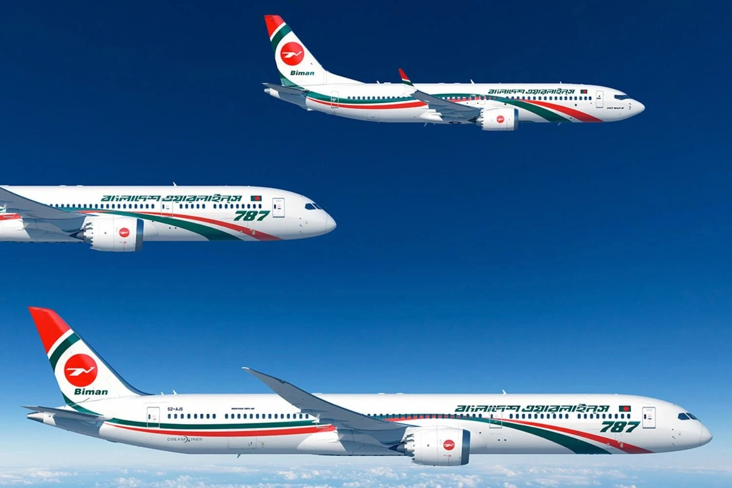 A Boeing e a Biman Bangladesh Airlines anunciam que a transportadora nacional fez seu maior pedido de todos os tempos (Boeing)