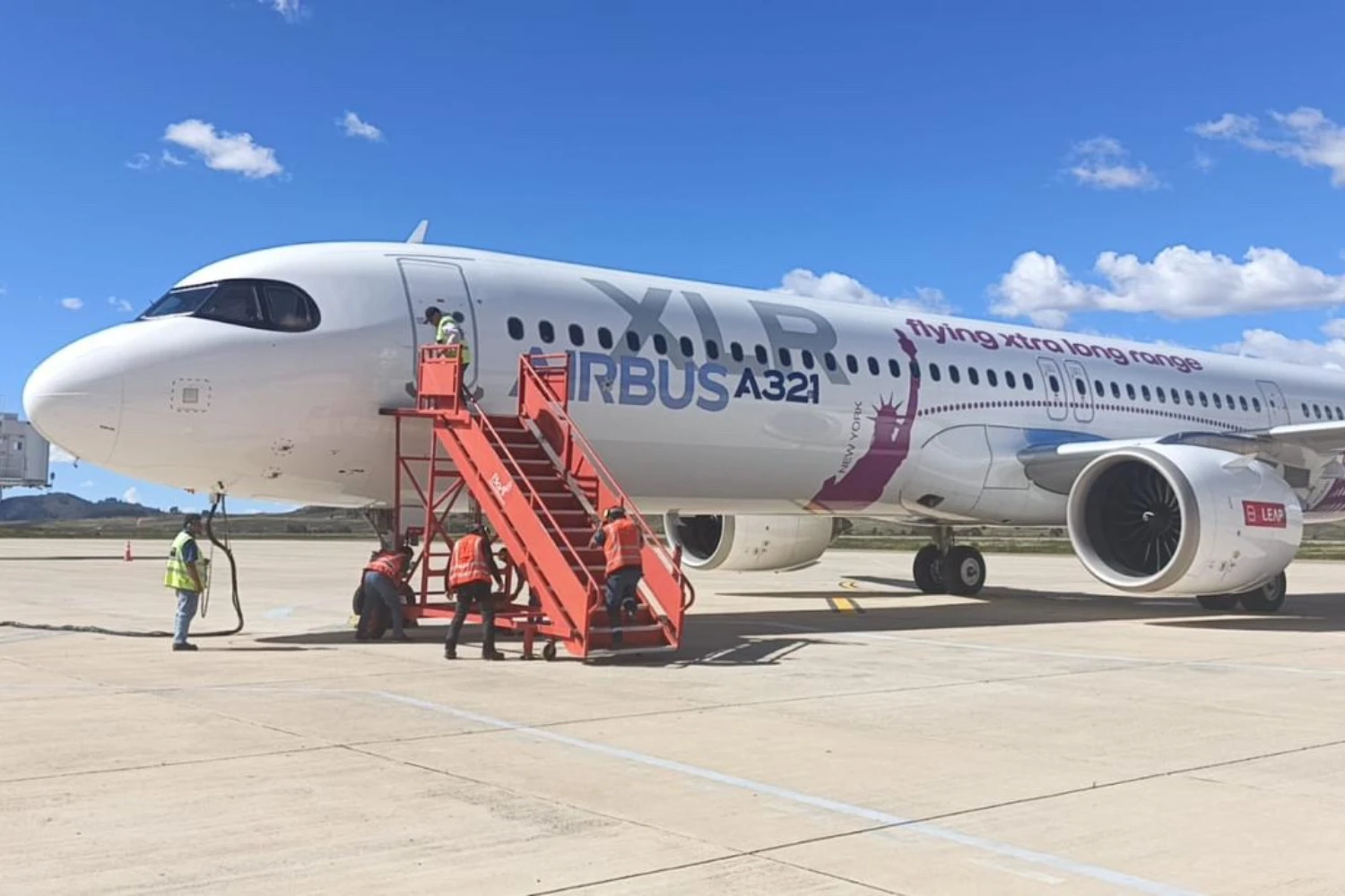 Airbus testa A321XLR em aeroporto de alta altitude na Bolívia