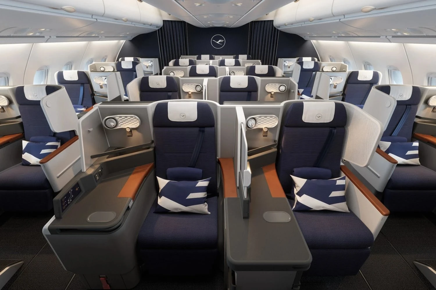 Lufthansa A380 nova classe executiva (Lufthansa)