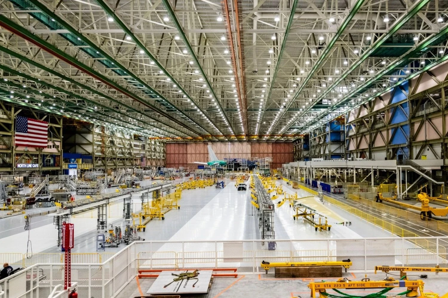 Montagem da linha Norte do Boeing 737 MAX (Boeing)