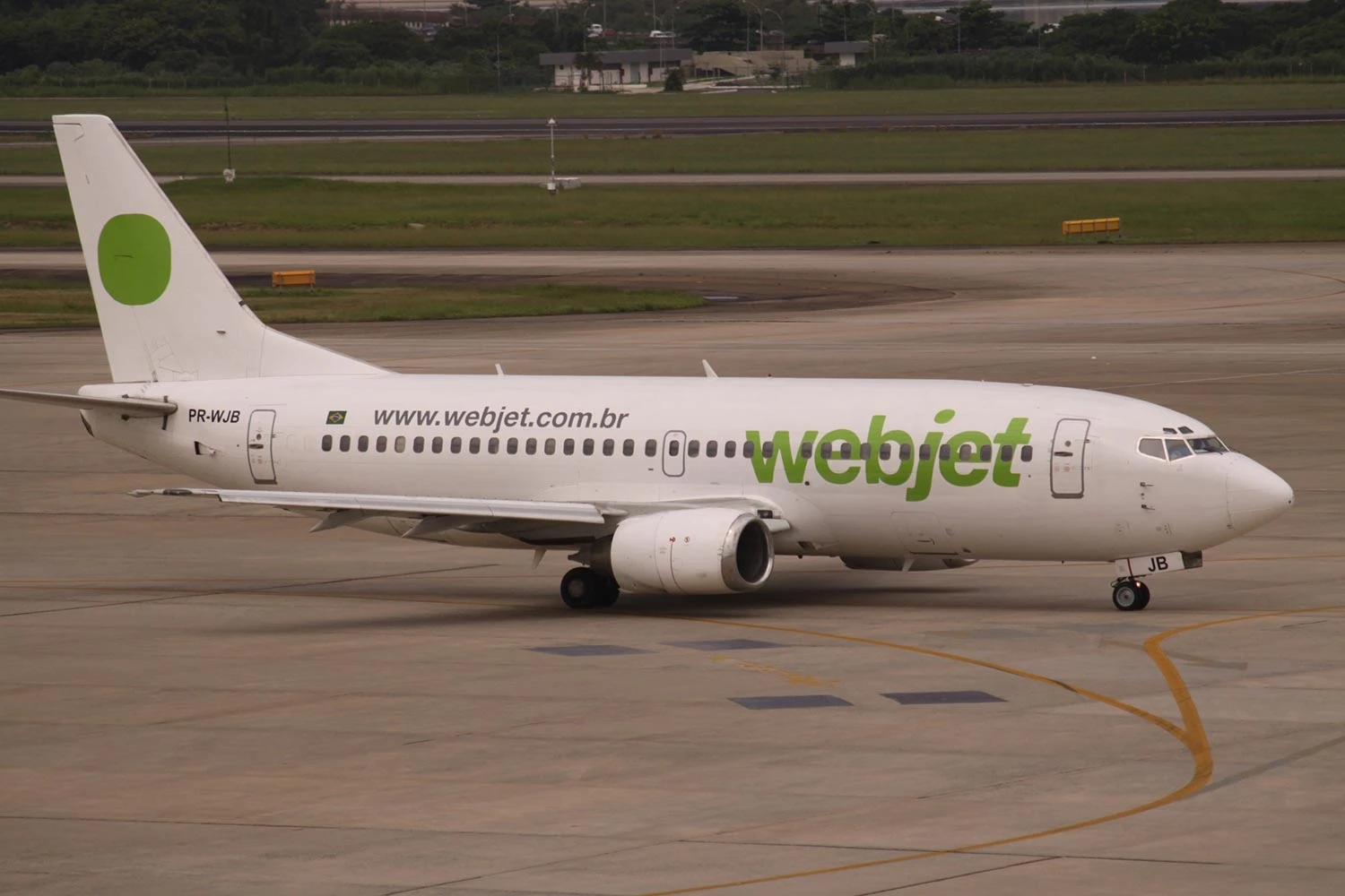 PR-WJB na primeira pintura da Webjet (Aeroprints).
