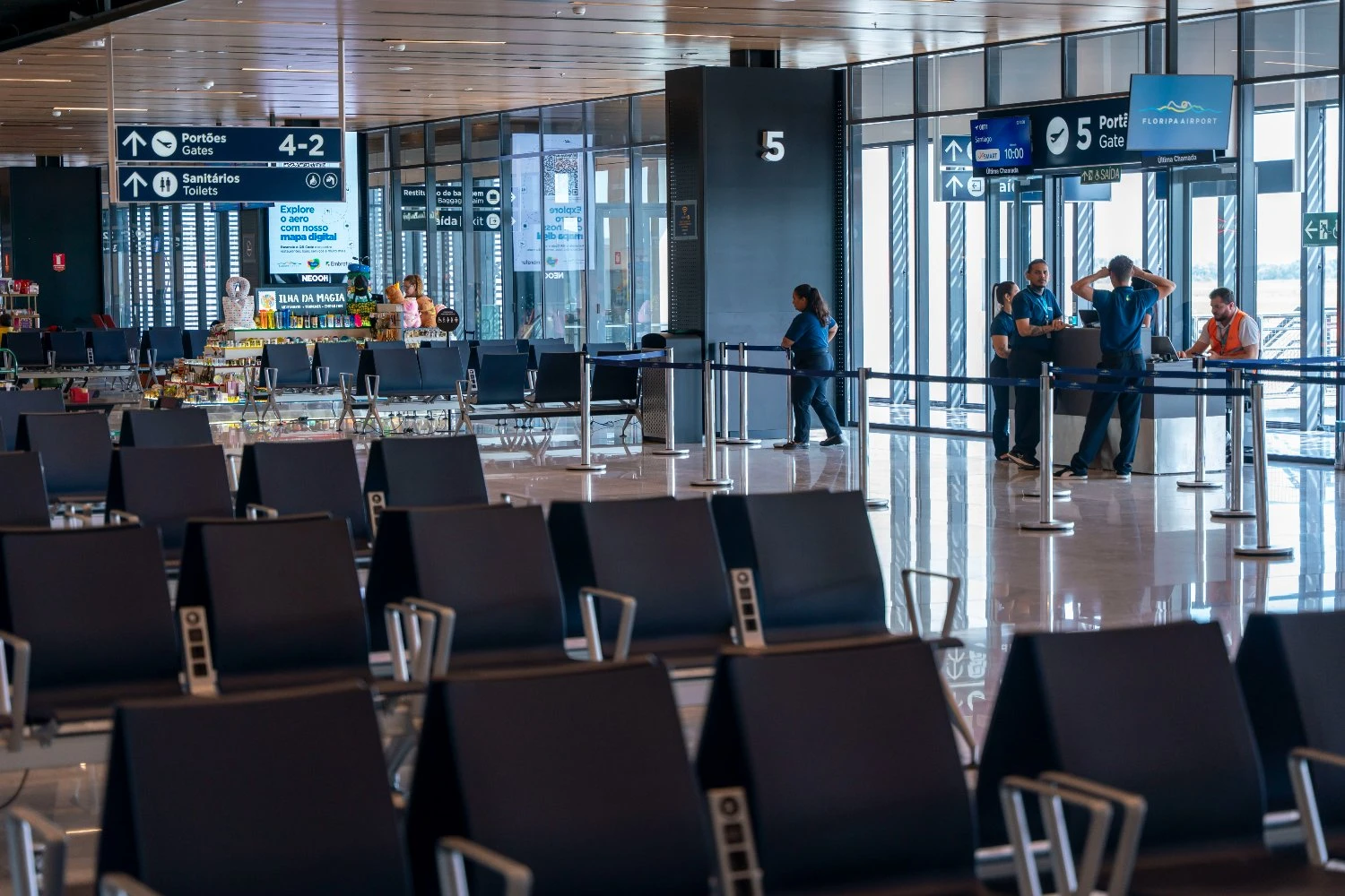 Floripa Airport vai expandir da área internacional do aeroporto