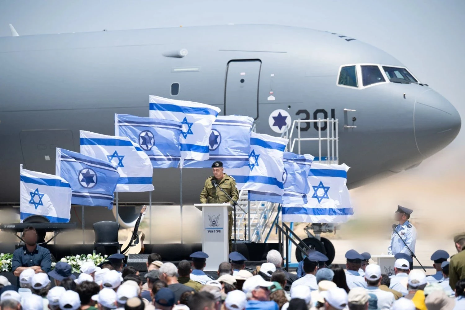 Primeiro avião-tanque Boeing KC-46 de Israel chega ao país