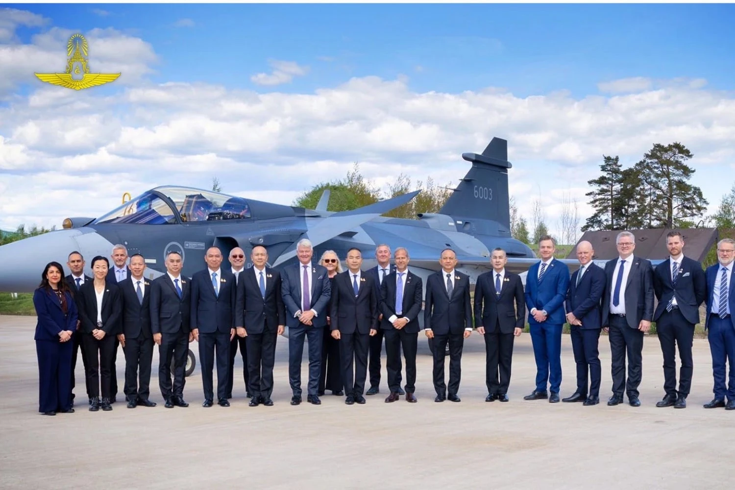 Saab inicia montagem do primeiro caça Gripen E da Tailândia