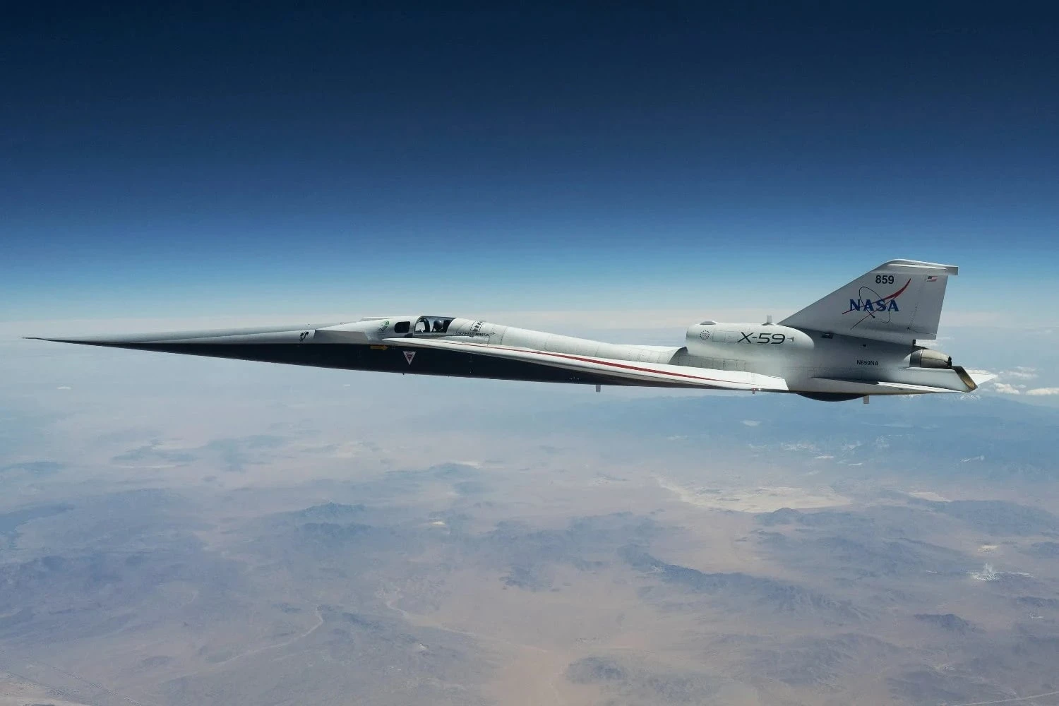 NASA expande voos de teste do supersônico silencioso X-59