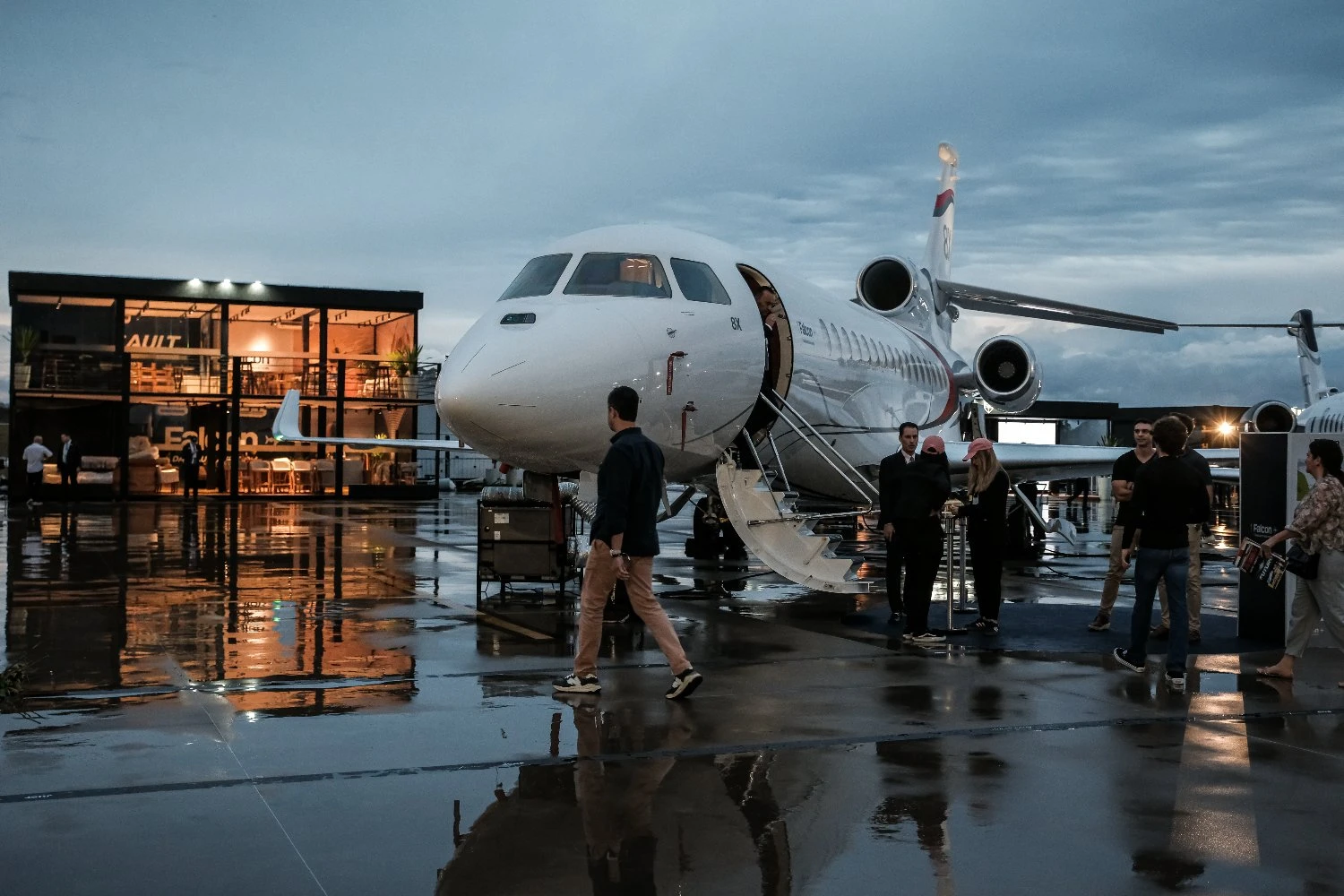 Jato Dassault Falcon (Catarina Aviation Show)