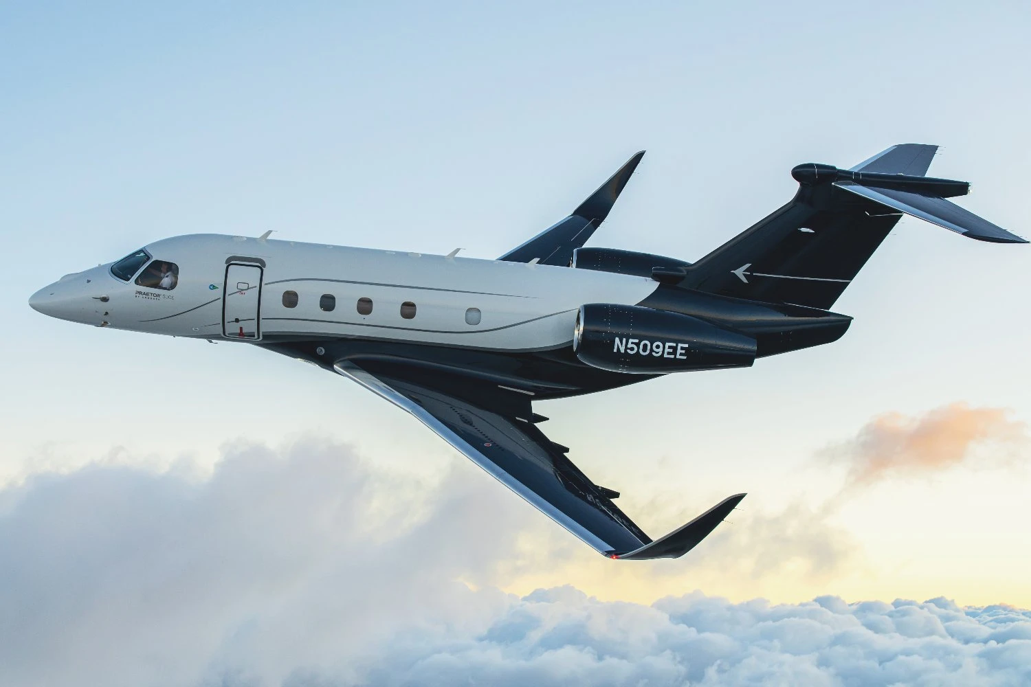 Praetor 500E da Embraer recebe tripla certificação