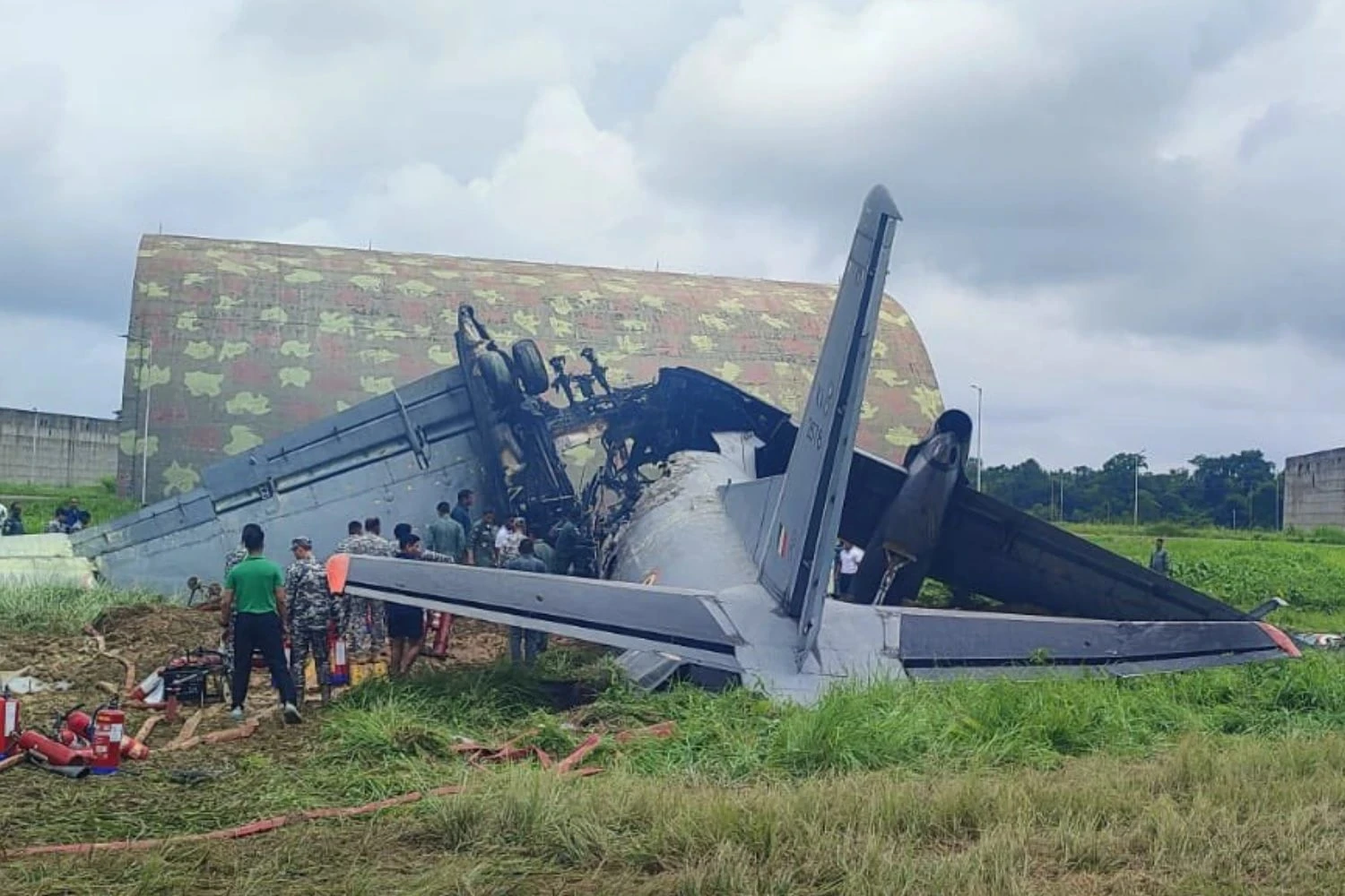 Força Aérea Indiana An-32 caiu em 13 de junho (Social media)