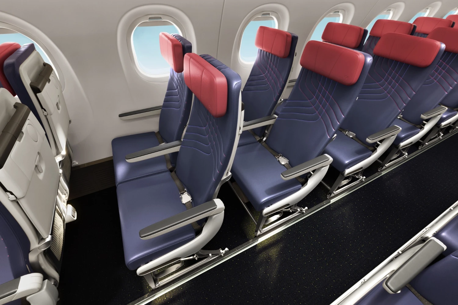 Assentos do E195-E2 da LATAM