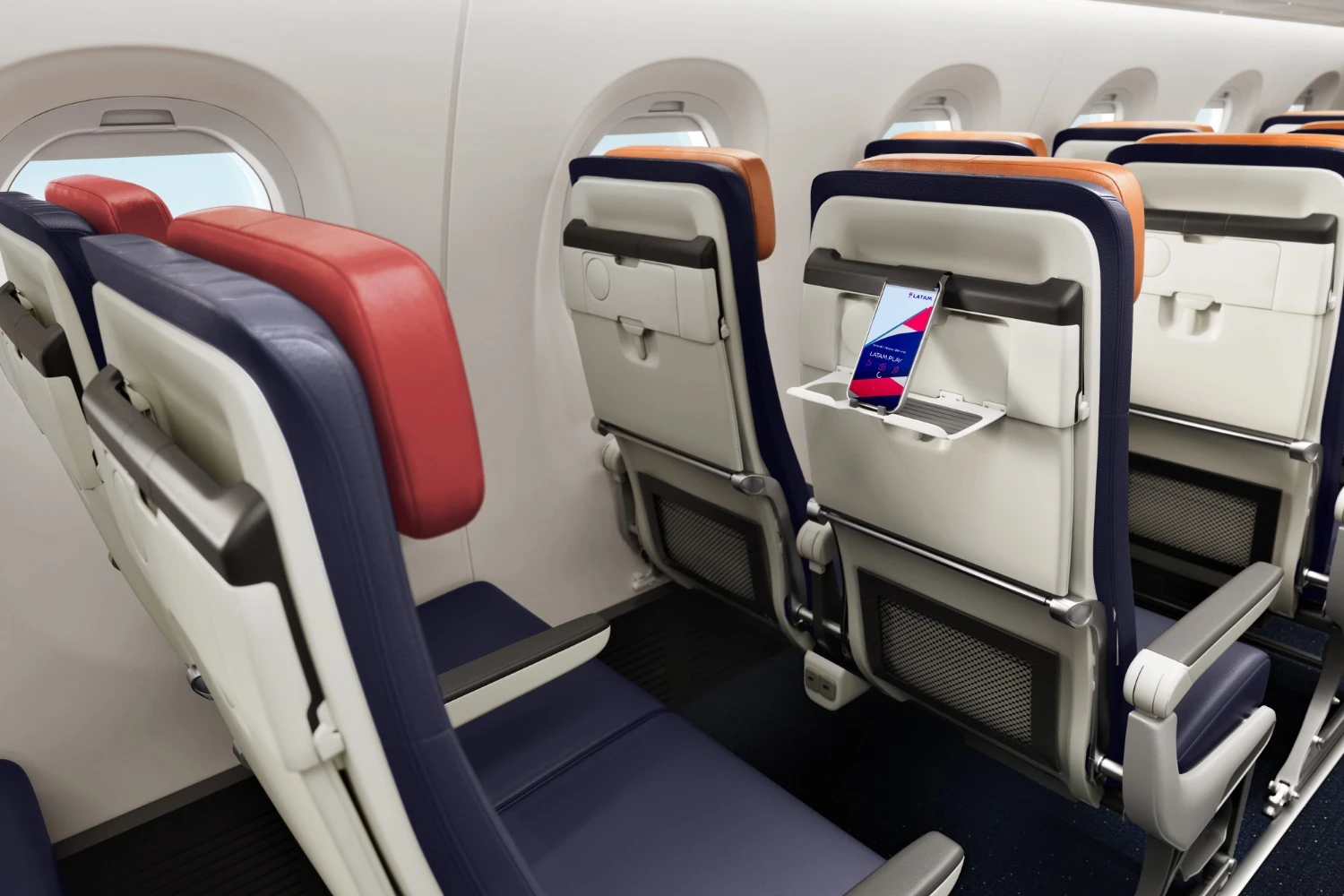 Assentos do E195-E2 da LATAM