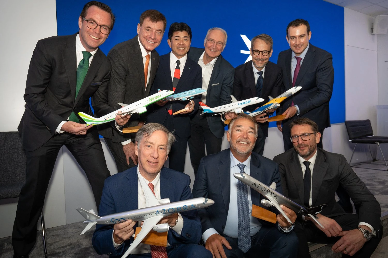 Embraer celebrou novos contratos da família E-Jet