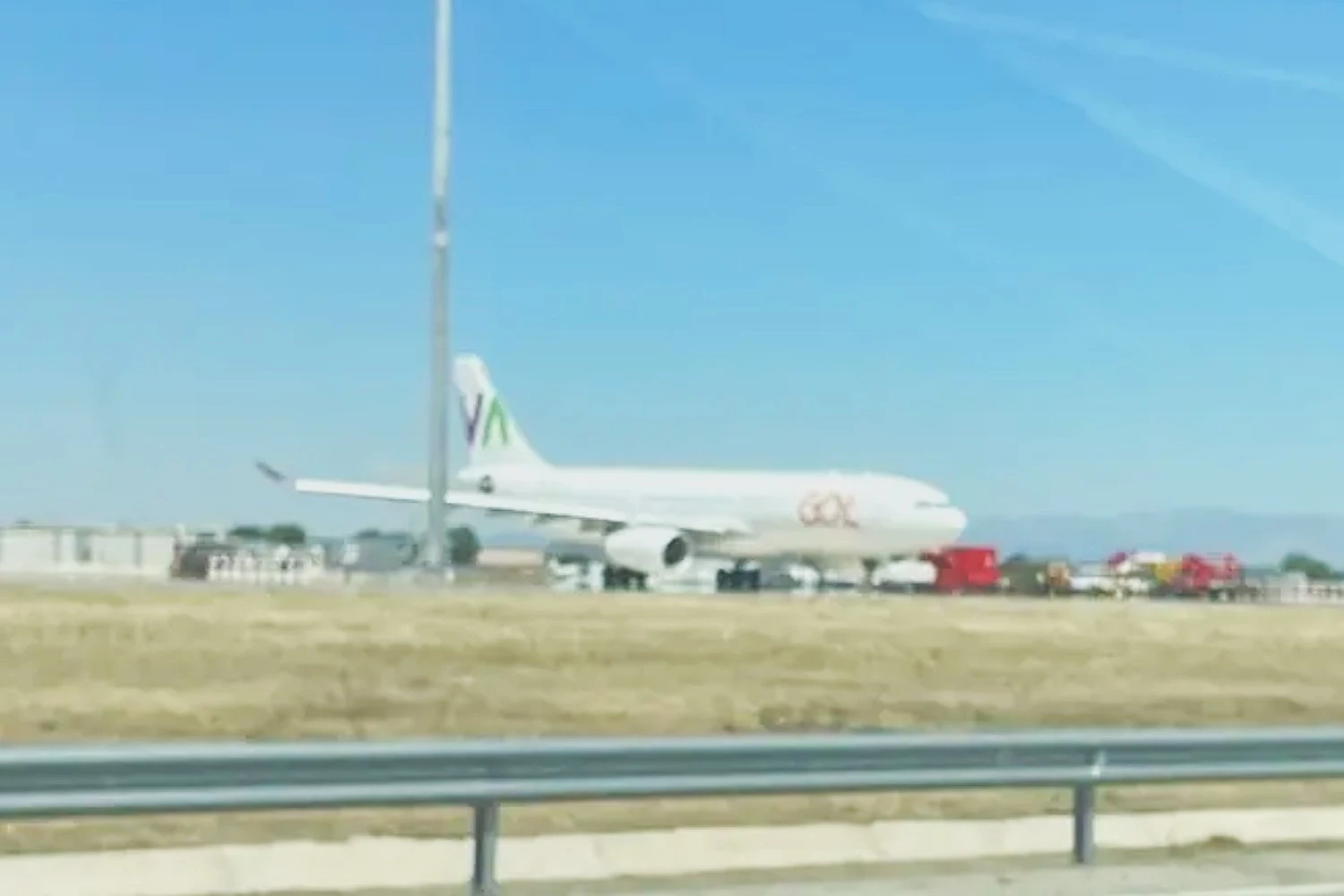 Airbus A330 da Wamos recebe visual da GOL