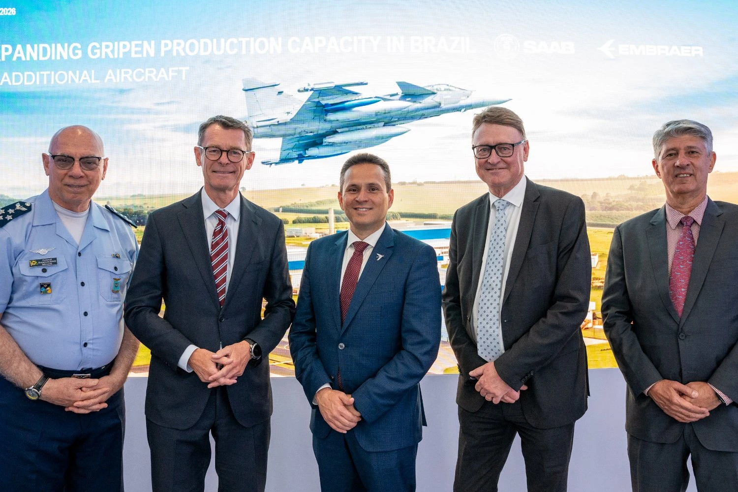 Saab and Embraer executives