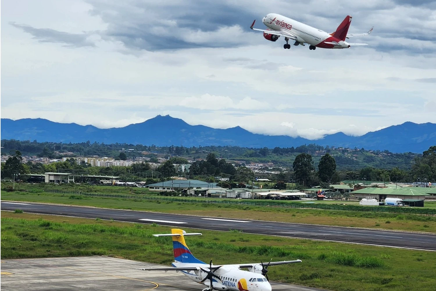Aeroporto na Colômbia
