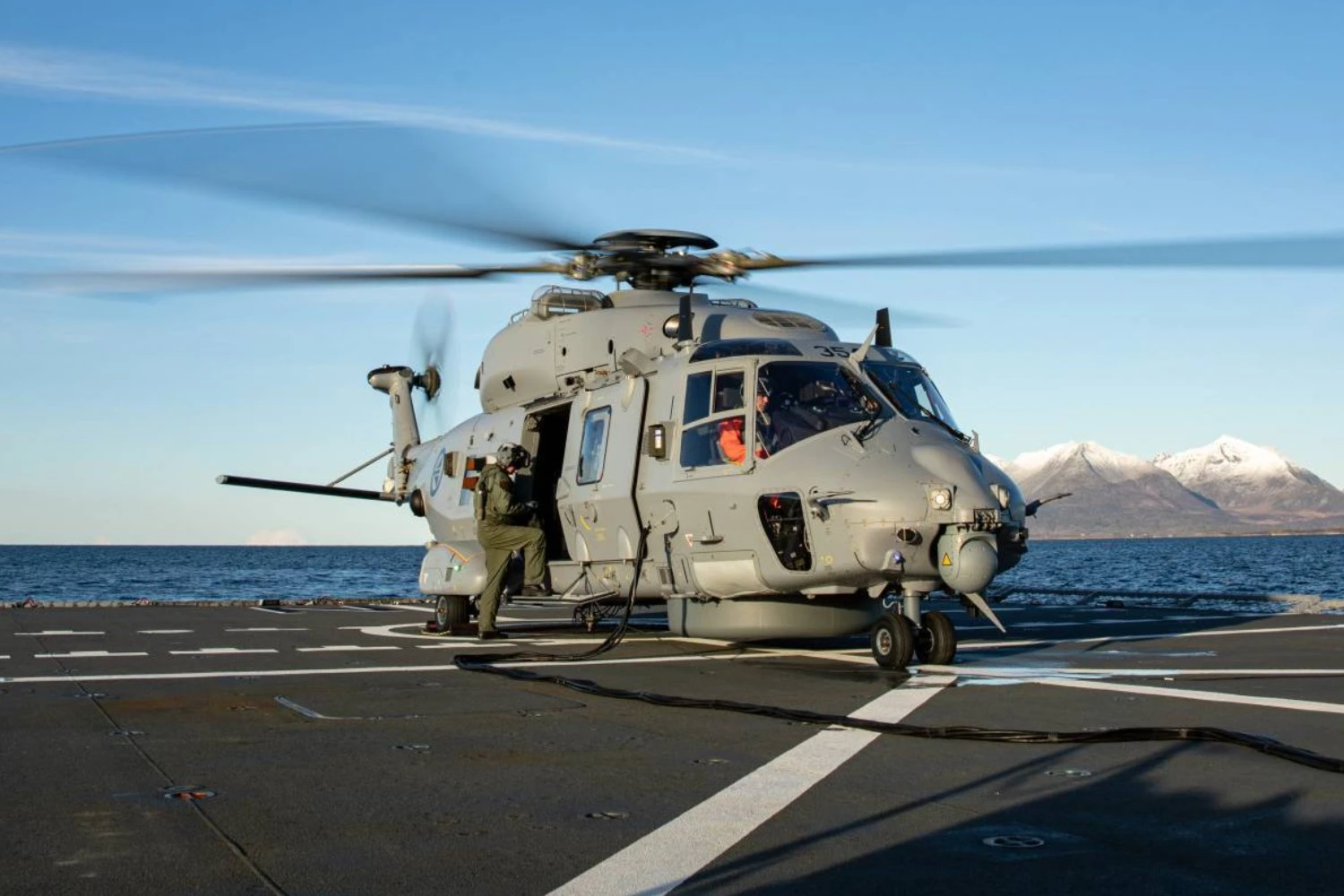 NH90 que a Noruega devolveu ao fabricante