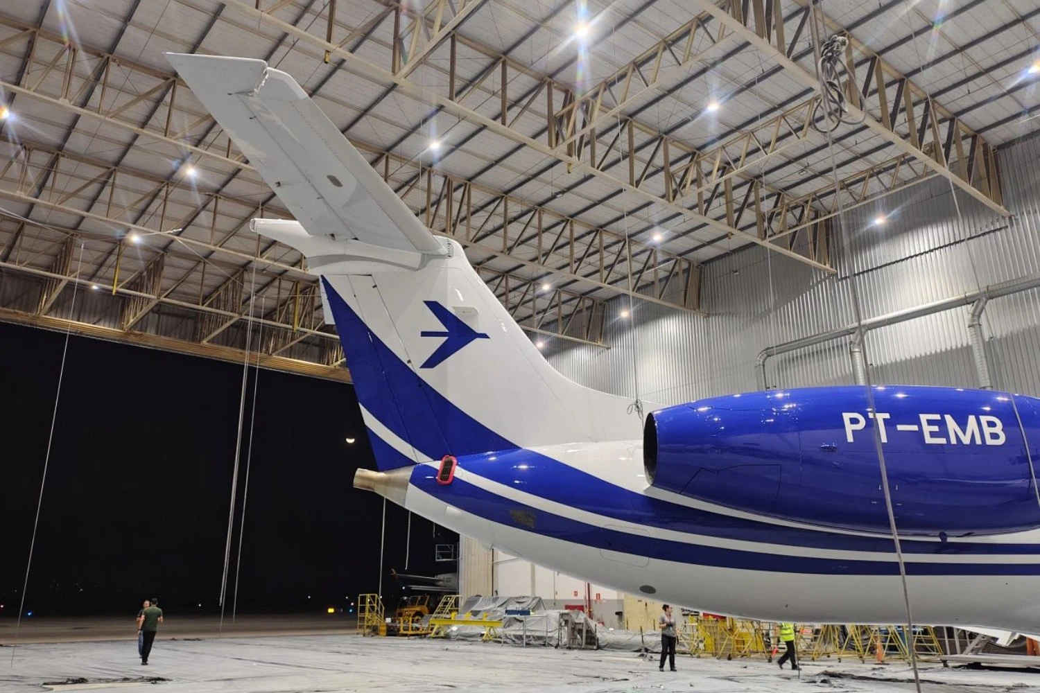 Matrícula já foi usada por outros aviões da Embraer