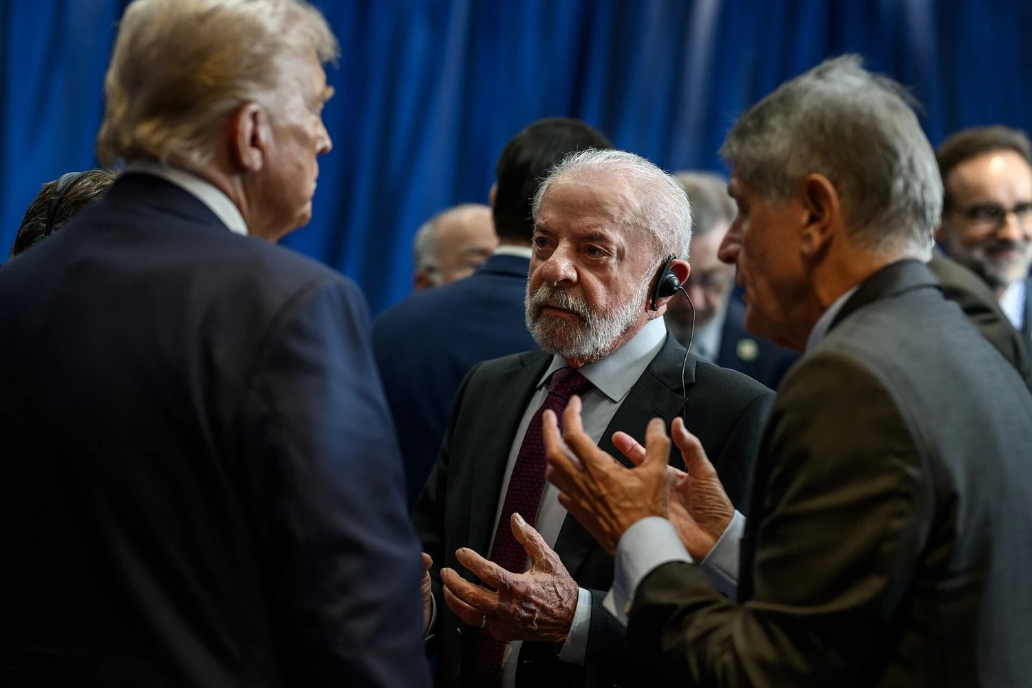 Donald Trump com Lula