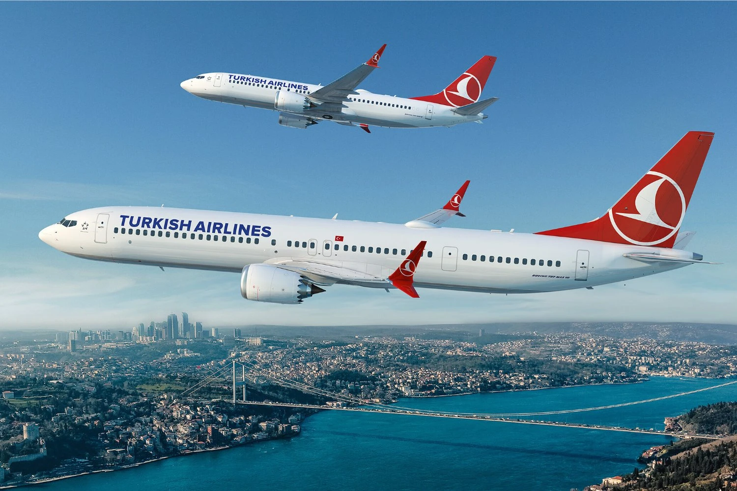 Turkish Airlines Boeing 737 MAX jets