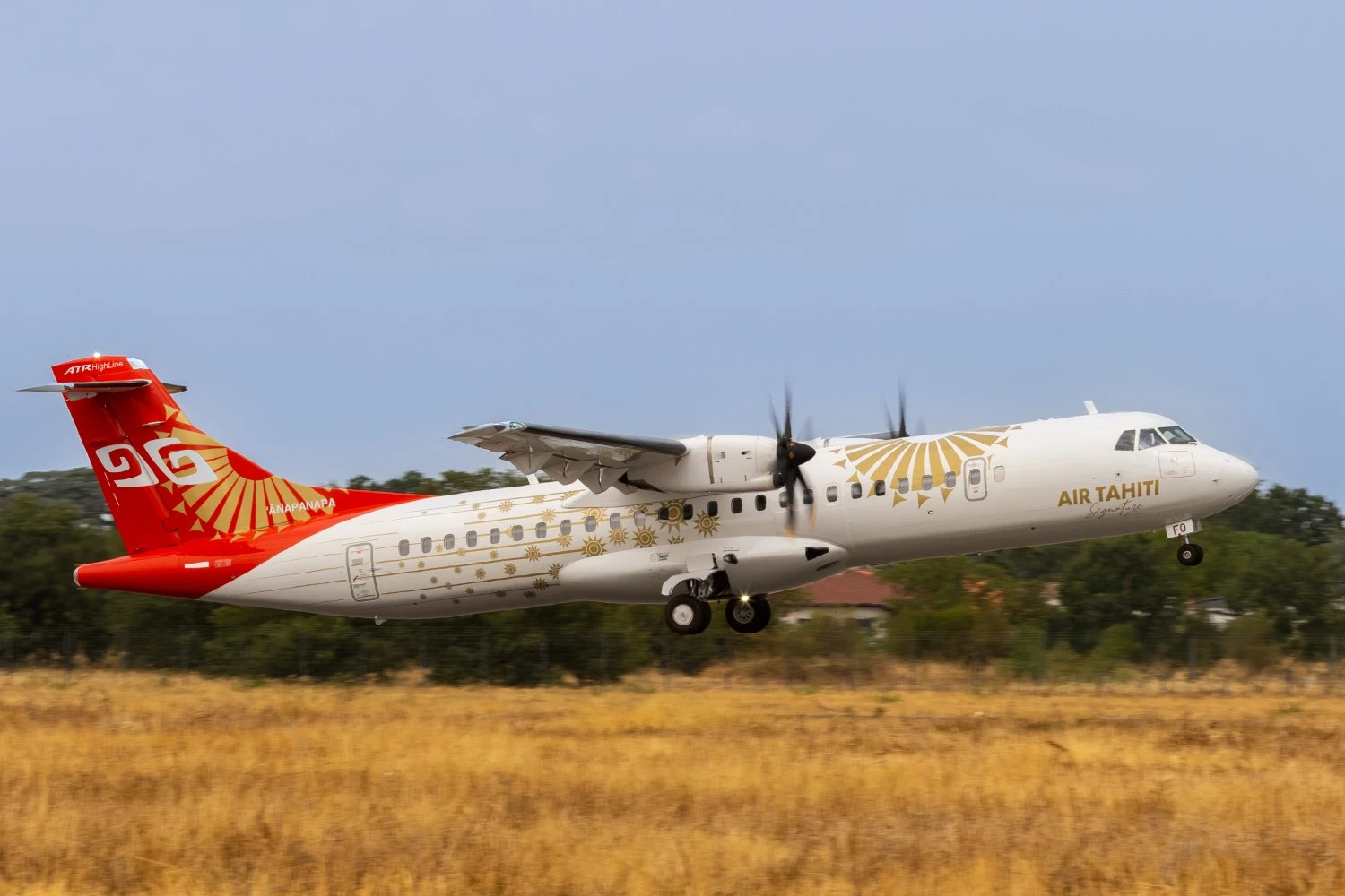 Air Tahiti recebe ATR 72-600 para 26 passageiros com cabine totalmente executiva