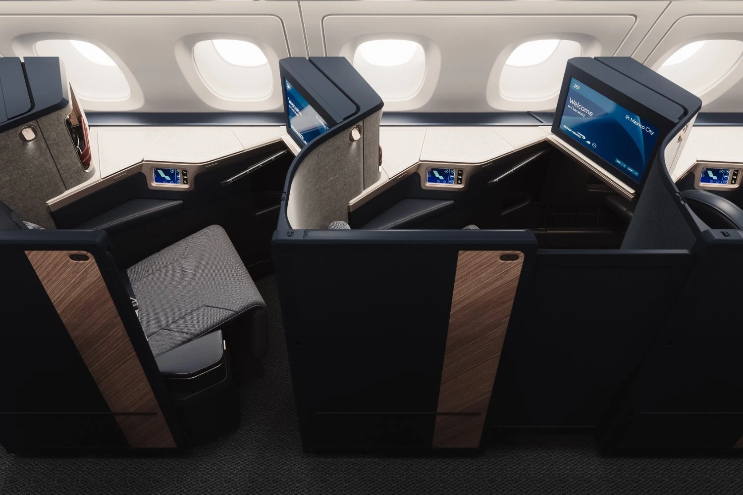 Novo interior do A380 da British Airways