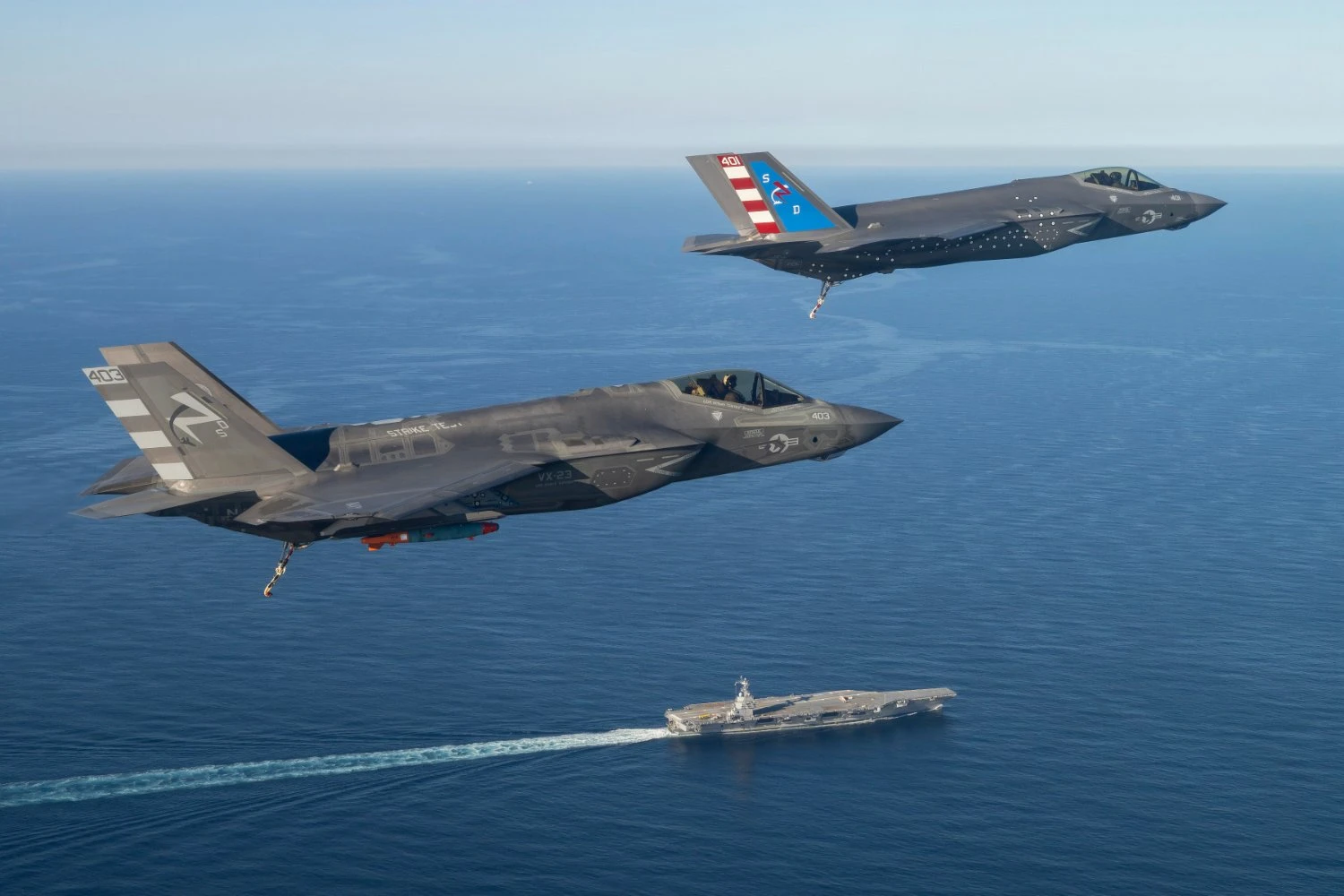 F-35C lands on USS John F. Kennedy