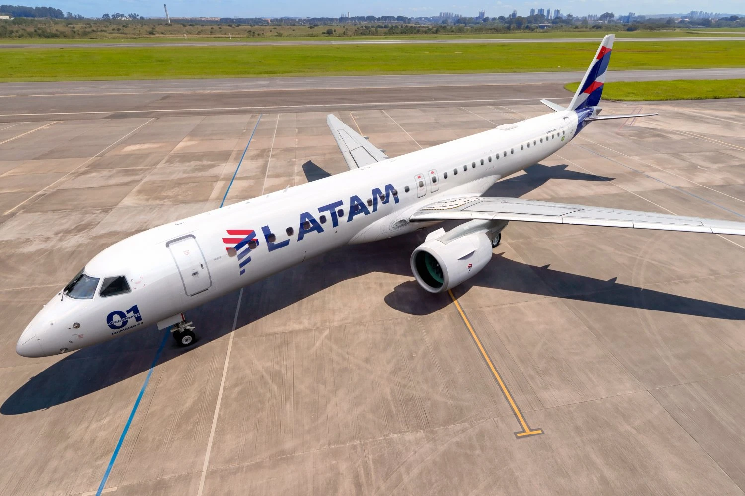 Primeiro E195-E2 da LATAM