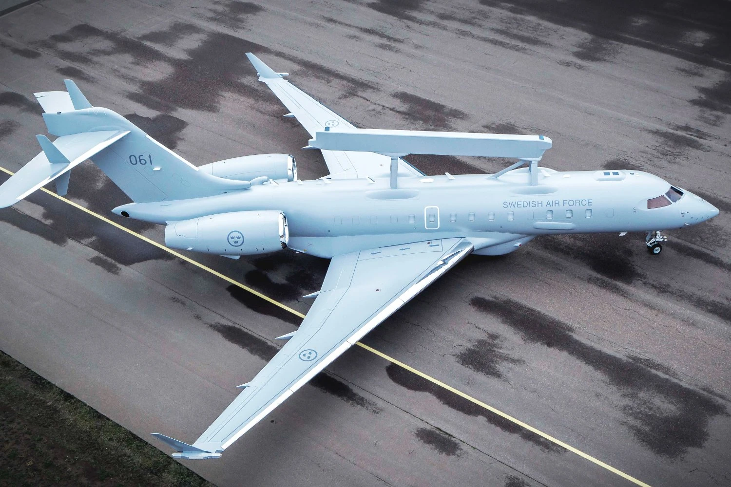 Saab apresenta primeiro avião-radar GlobalEye da Suécia