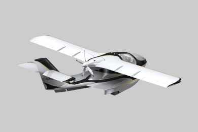O veículo será equipado com um hélice tratora, atrás da aeronave (Imagem - Horizon Aircraft)
