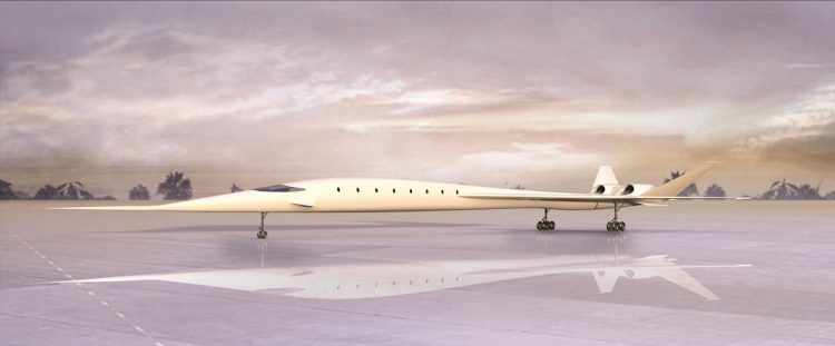 O SonicStar, como prevê o fabricante, poderá voar a 4.673 km/h (Hypermach Aerospace Industries)