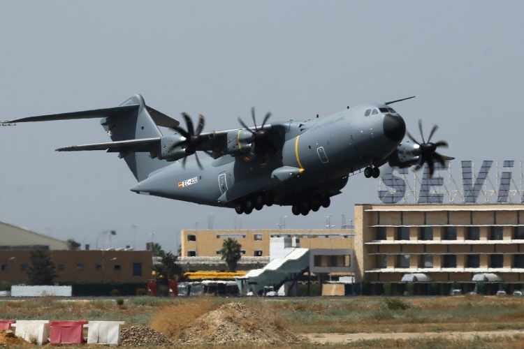 A400M da força aérea espanhola