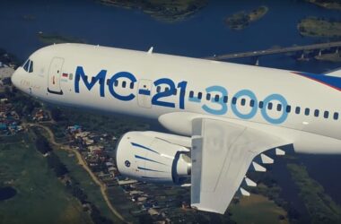 O MC-21 tem a mesma capacidade do A320 e o Boeing 737: varia de 163 a 211 passageiros (Divulgação)