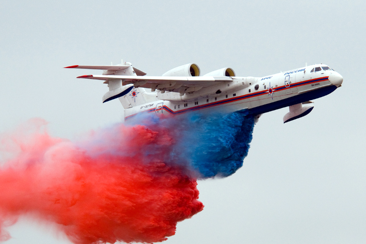 Rússia pretende produzir em série o avião anfíbio Be-200