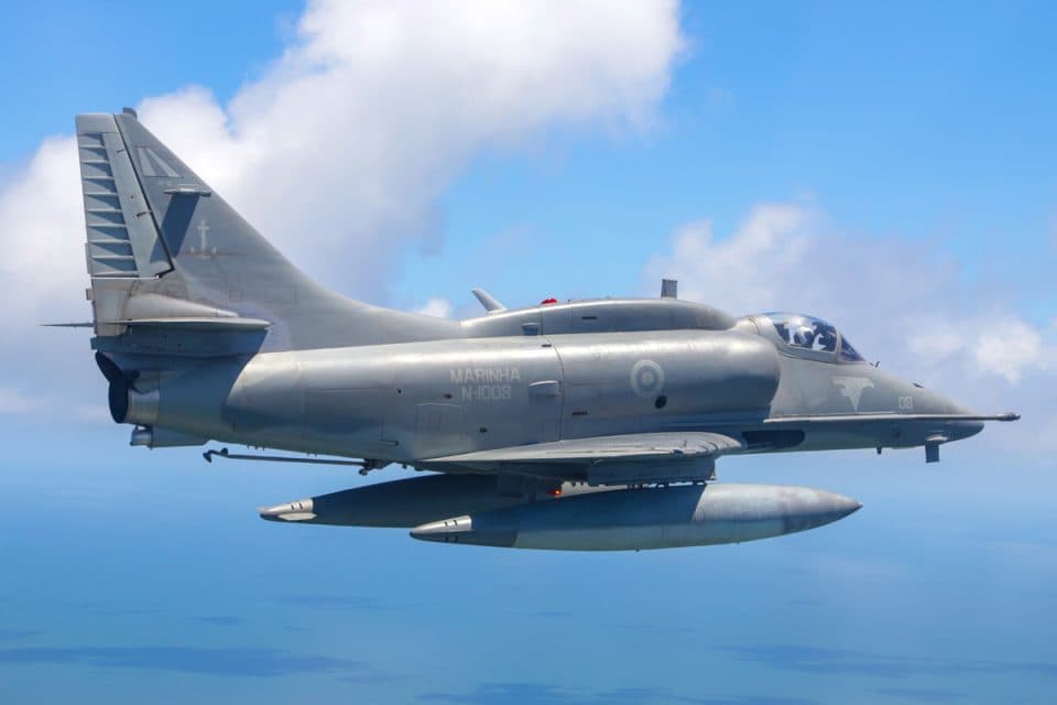 Jato AF-1 (A-4) da Marinha do Brasil