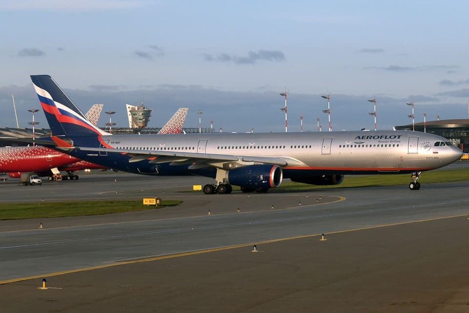 A Aeroflot opera com 12 A330