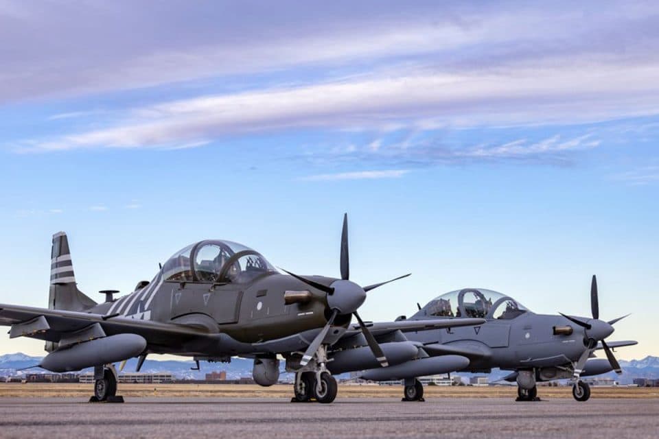 Super Tucanos da Força Aérea dos EUA