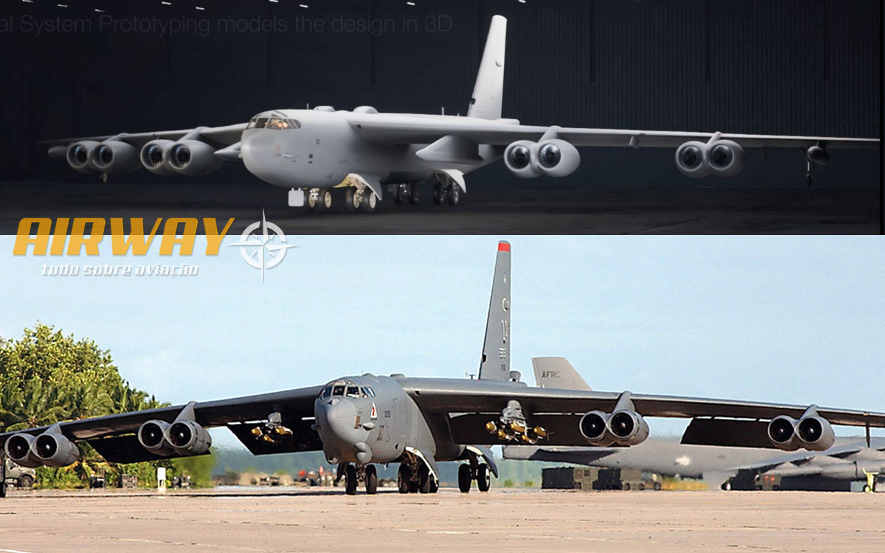 Imagem Detalhada Do B-52 Com Novos Motores é Revelada Pela Boeing - Airway