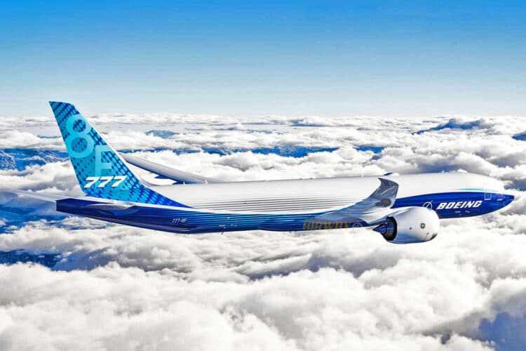 Boeing 777-8F deve estrear em 2027