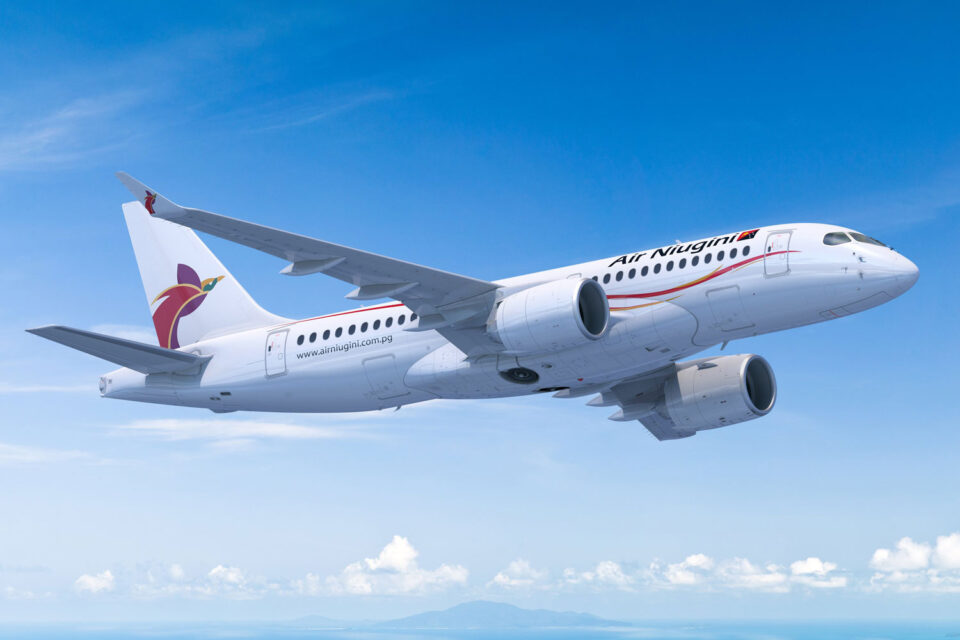 A Air Niugini vai contar com oito A220-100 e três A220-300