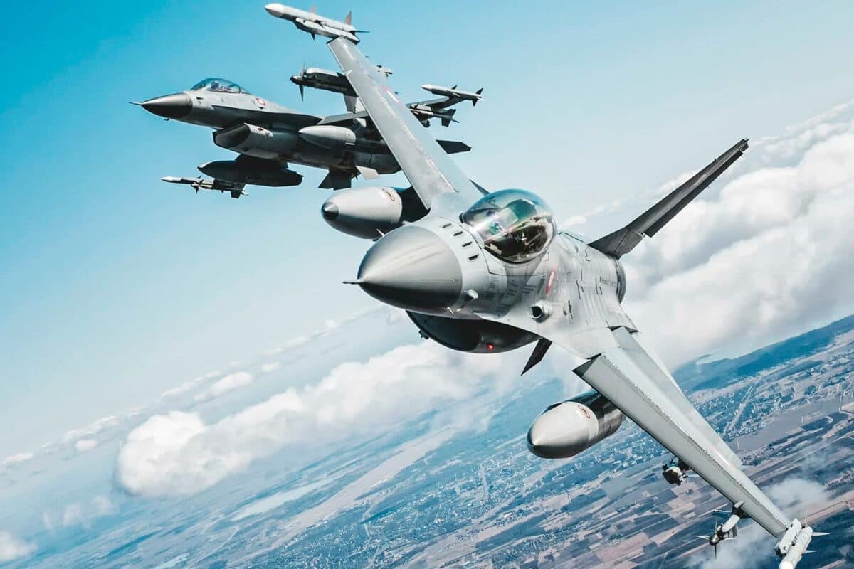 Caças F-16 da Dinamarca