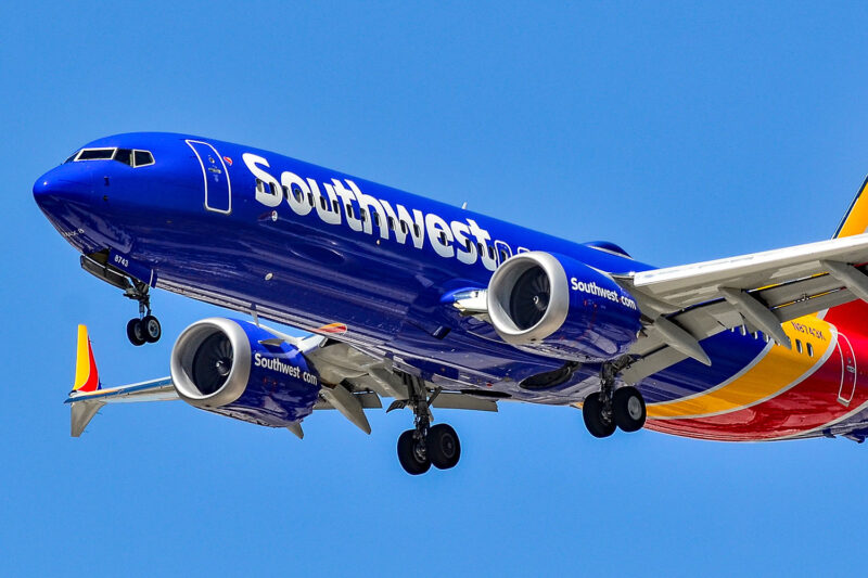 Boeing 737 MAX 8 da Southwest