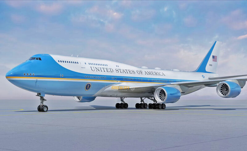 Projeção do novo Air Force One/VC-25B (USAF)