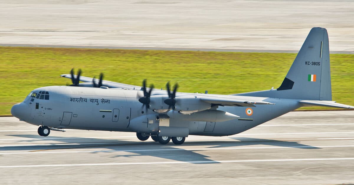 C-130J Hercules da Força Aérea da Índia (LM)