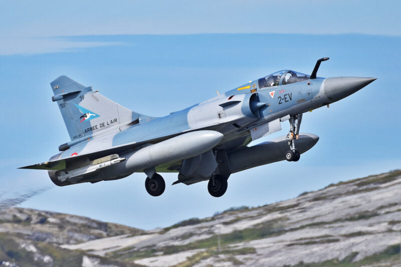 Caça Mirage 2000-5 da França