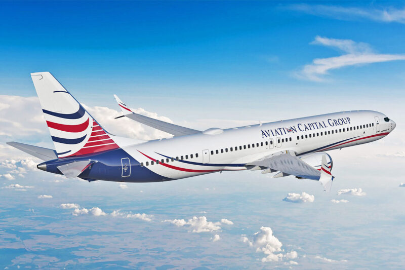 Boeing 737 MAX 10 com a pintura da Aviation Capital Group