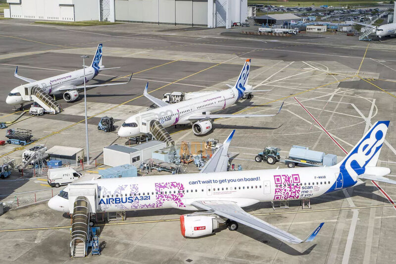 Protótipos do A321XLR