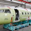 O primeiro avião D328eco já tem parte da fuselagem montada