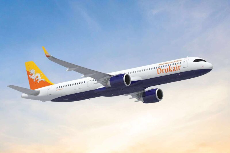 A Drukair receberá dois A321XLR