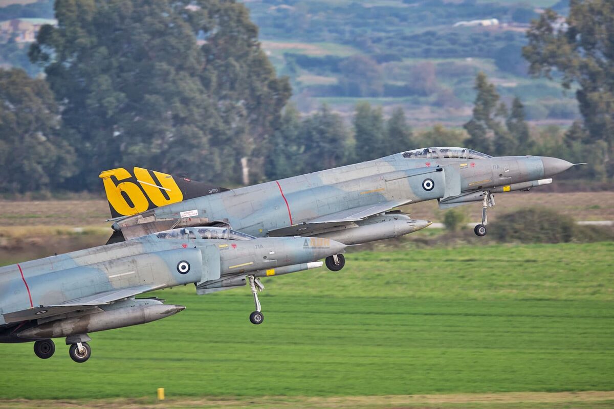 Caças F-4E Phantom da Grécia